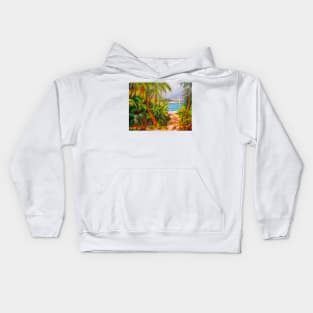 PATH TO THE BEACH Kids Hoodie